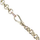 9ct Yellow Gold Fancy Four Barrel Belcher Chain 30"
