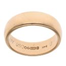 9ct Yellow Gold Wedding Band 6mm