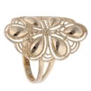 14ct Yellow Gold Floral Ring