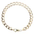 9ct Yellow Gold Curb Bracelet 8"