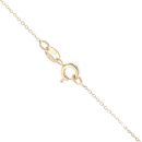 9ct Yellow Gold Yellow Sapphire Cluster Drop Pendant and Chain 18"