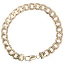 9ct Yellow Gold Curb Bracelet 8.5"