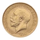 1914 George V Large Head UK Full Sovereign Coin