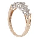 9ct Yellow Gold 0.25ct Brilliant Cut Diamond Fancy Ring