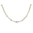 14ct Yellow and White Gold Chain 26"