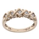 9ct Yellow Gold 0.25ct Brilliant Cut Diamond Eternity Ring