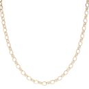 9ct Yellow Gold Patterned Belcher Chain 20"