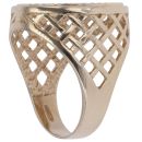 9ct Yellow Gold St George Coin Ring