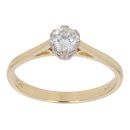 18ct Yellow Gold 0.40ct Brilliant Cut Diamond Solitaire Ring