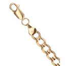 9ct Yellow Gold Curb Bracelet 8"