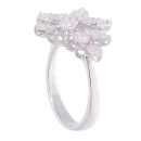 18ct White Gold 1.40ct Diamond Cluster Ring