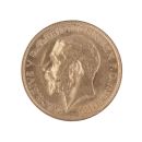 1913 George V Large Head UK Half Sovereign Coin