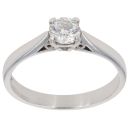 Platinum 0.50ct Brilliant Cut Diamond Solitaire Ring