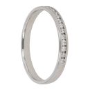 Platinum 0.26ct Brilliant Cut Diamond Half Eternity Ring