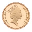 1991 Elizabeth II Third Portrait UK Full Sovereign Coin