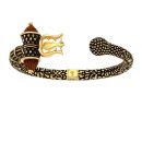 22ct Yellow Gold Shiv trident Gold Kada