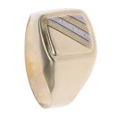 14ct Yellow and White Gold Square Signet Ring