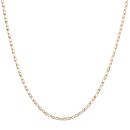 9ct Yellow Gold Elongated Belcher Chain 18"