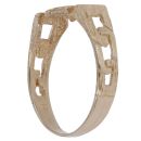 9ct Yellow Gold Mum Curb Style Ring