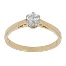 18ct Yellow Gold 0.25ct Brilliant Cut Diamond Solitaire Ring