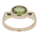 9ct Yellow Gold Peridot Single Stone Ring