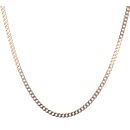 9ct Yellow Gold Curb Chain 22"