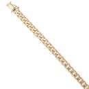 9ct Yellow Gold Curb Bracelet 7.5"
