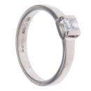 18ct White Gold 0.33ct Brilliant Cut Diamond Solitaire Ring