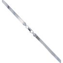 Silver Herringbone Chain 18" By Icesia