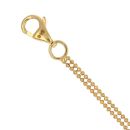 22ct Yellow Gold Duo Bead Bracelet 7"