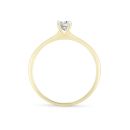 9ct Yellow Gold 0.25ct Natural Diamond Solitaire Ring Tiffany Style Setting