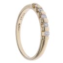 9ct Yellow Gold 0.25ct Brilliant Cut Diamond Five Stone Ring