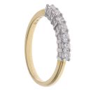 18ct Yellow Gold 0.50ct Brilliant Cut Diamond Seven Stone Eternity Ring