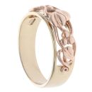 9ct Yellow And Rose Gold Tree Of Life Clogau Ring