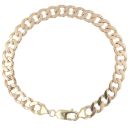 9ct Yellow Gold Curb Bracelet 8.5"