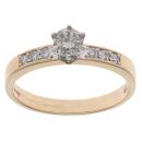 18ct Yellow Gold 0.55ct Brilliant Cut Diamond Solitaire Ring