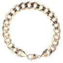 9ct Yellow Gold Curb Bracelet 9"
