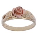 9ct Yellow And Rose Gold Rose Clogau Ring