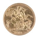 1910 Edward VII Large Head UK Full Sovereign Coin