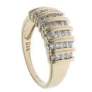 9ct Yellow Gold 0.30ct Brilliant Cut Diamond Fancy Ring