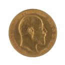 1910 Edward VII Large Head UK Full Sovereign Coin