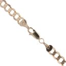 9ct Yellow Gold Curb Chain 18"