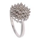 9ct White Gold 1.20ct Diamond Cluster Ring