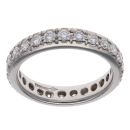Platinum 1.25ct Brilliant Cut Diamond Eternity Ring