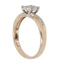 9ct Yellow Gold 0.20ct Brilliant Cut Diamond Cluster Ring