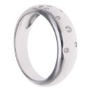 Silver Cubic Zirconia Bombe Ring