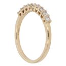 18ct Yellow Gold 0.50ct Brilliant Cut Diamond Half Eternity Ring