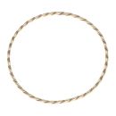9ct Yellow Gold Patterned Twist Bangle