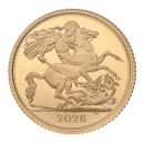 2026 Charles III UK Half Sovereign Coin
