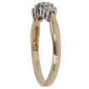 18ct Yellow Gold 0.33ct Brilliant Cut Diamond Five Stone Ring